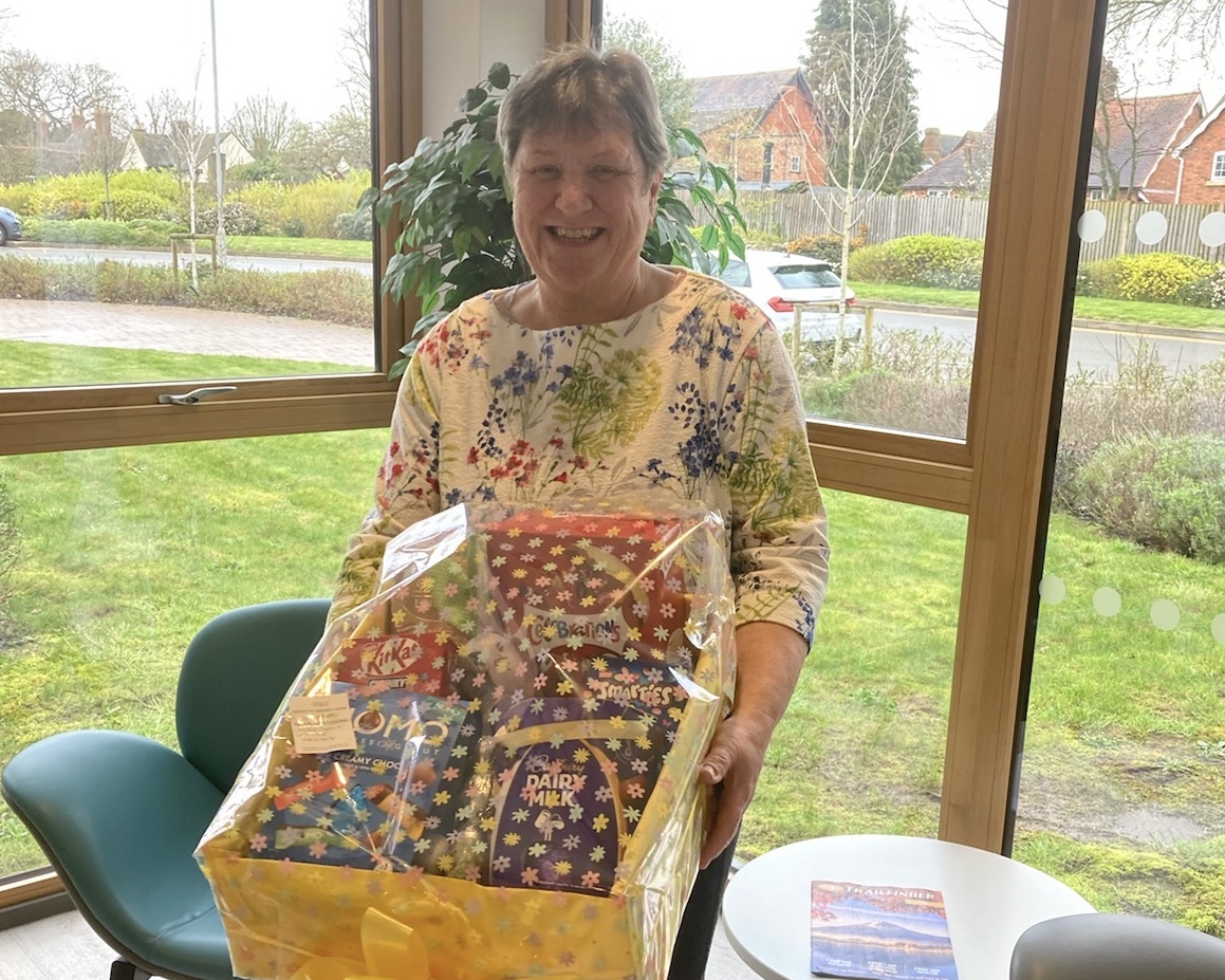 Easter Hamper winner Julie 